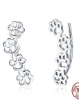 ORECCHINI ZAMPETTE IN 925 ARGENTO