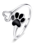 PAW RINGS IN 925 SILVER