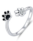 PAW RINGS IN 925 SILVER